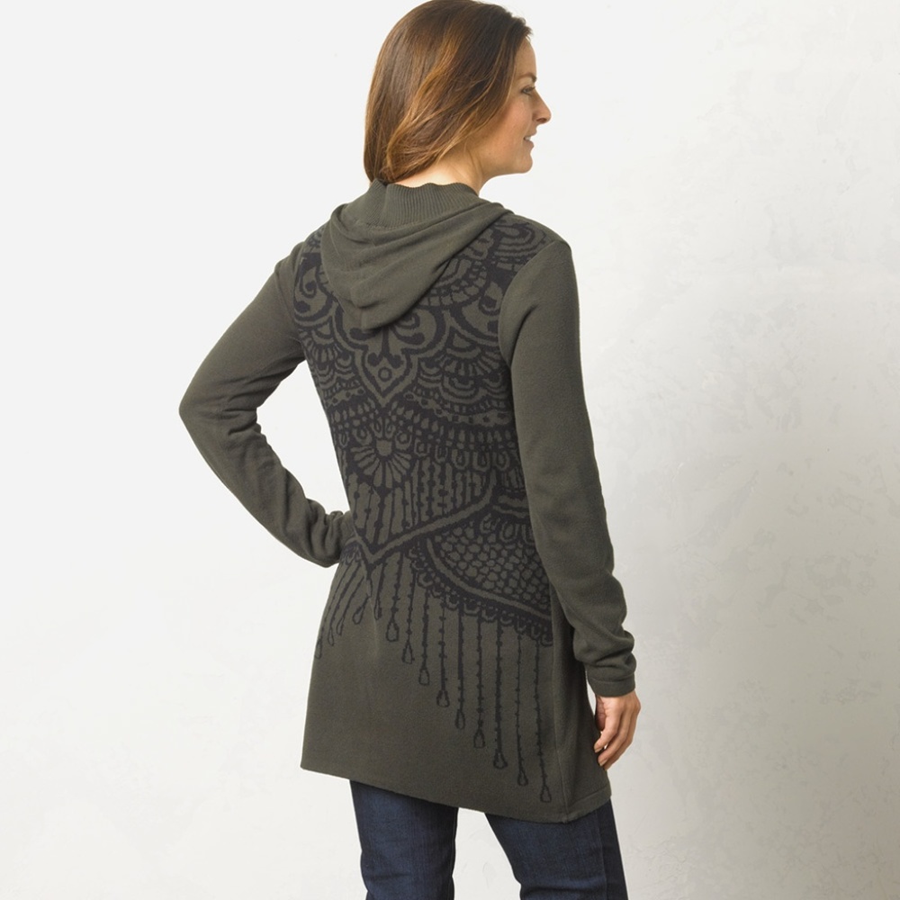 Prana Dark Olive Misha Duster Size Small